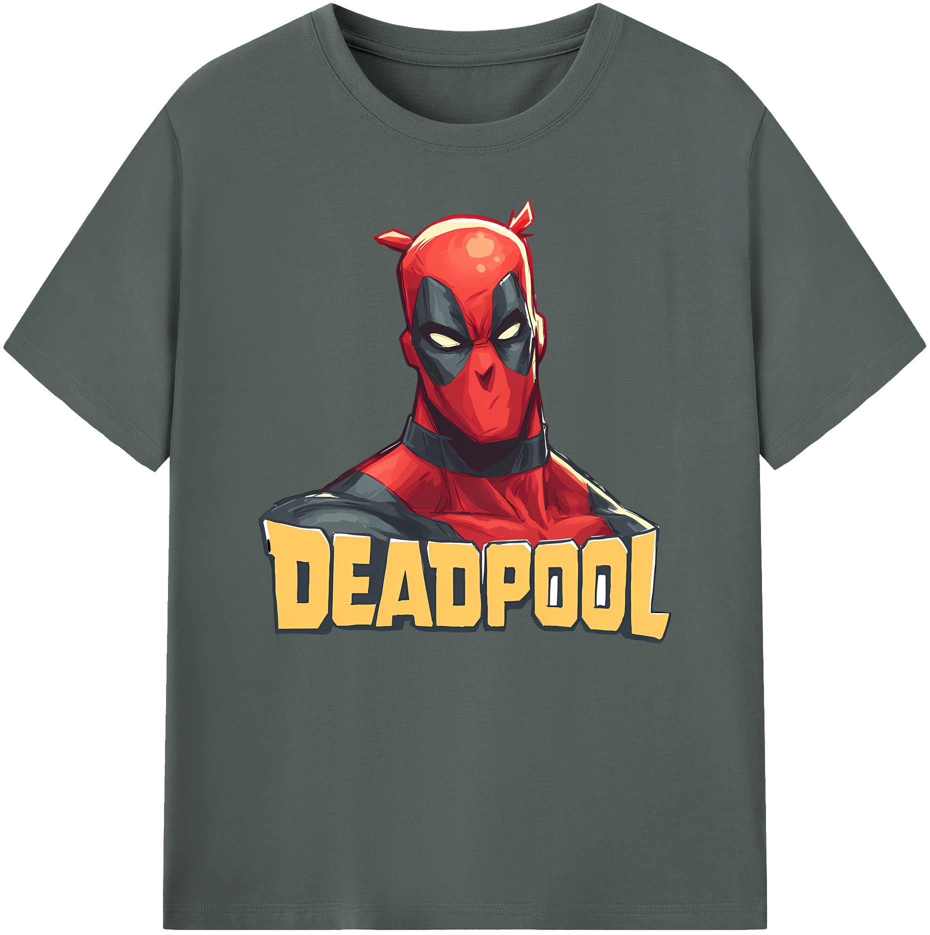 （画像用） Deadpool デッドプール 綿100％ メンズ半袖Tシャツ｜肌触りやわらか＆通気性